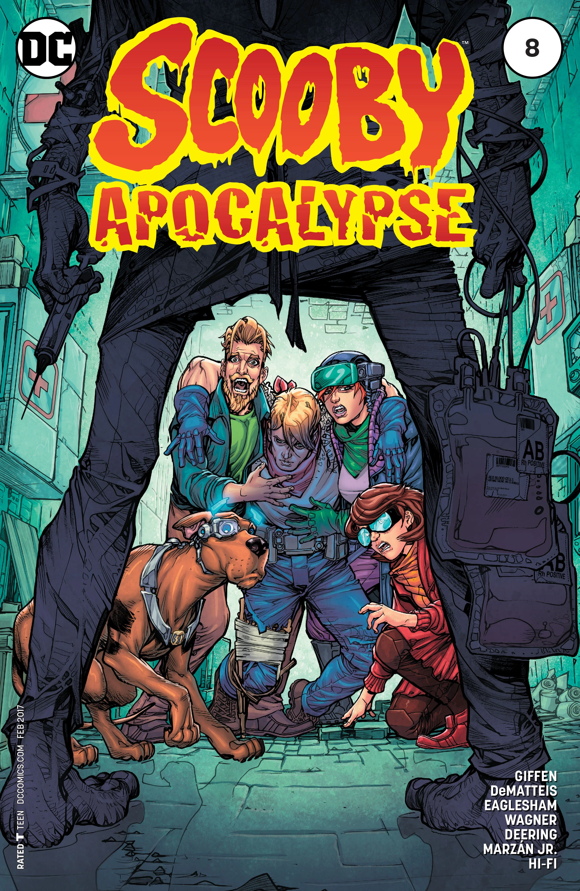 Scooby Apocalypse #8 (DC, 2016 — Cover A) cover